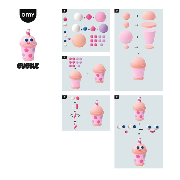 OMY. Air Dry Clay - Bubble