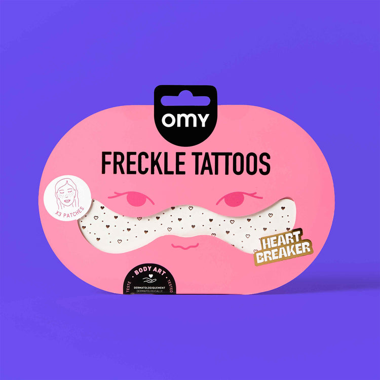 OMY. Αυτοκόλλητα tattoos φακίδες Heartbreaker
