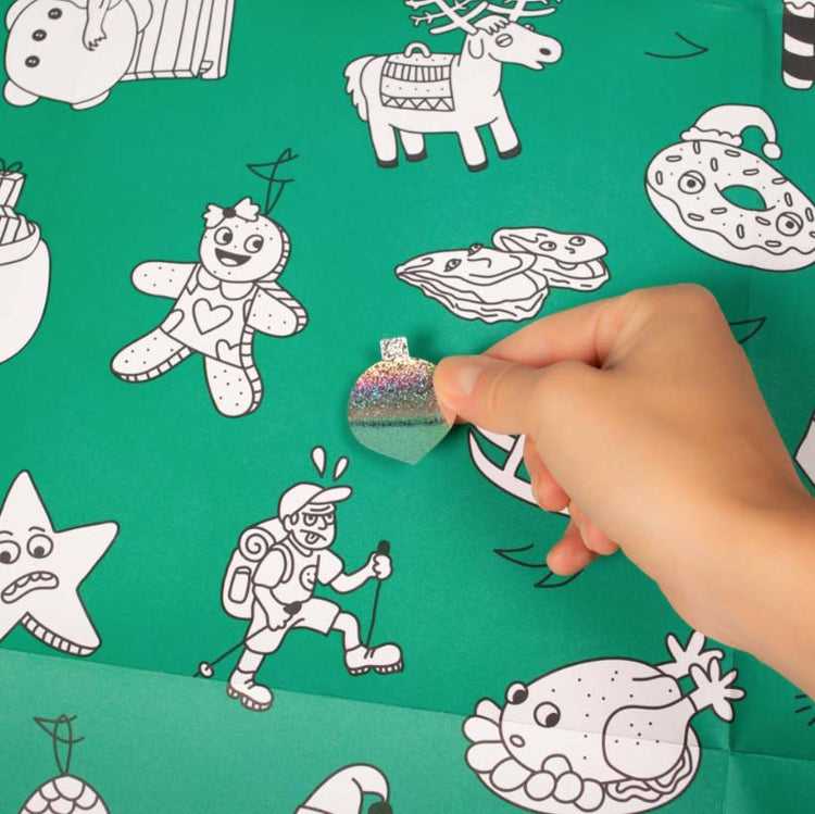 OMY. Giant coloring poster "Christmas Tree"