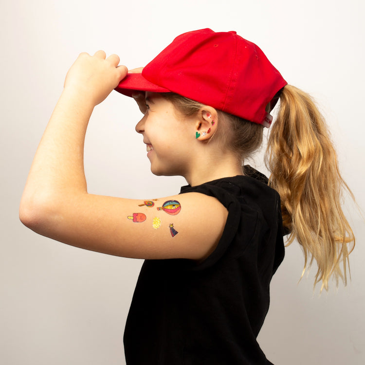 OMY. Αυτοκόλλητα tattoos Kawai