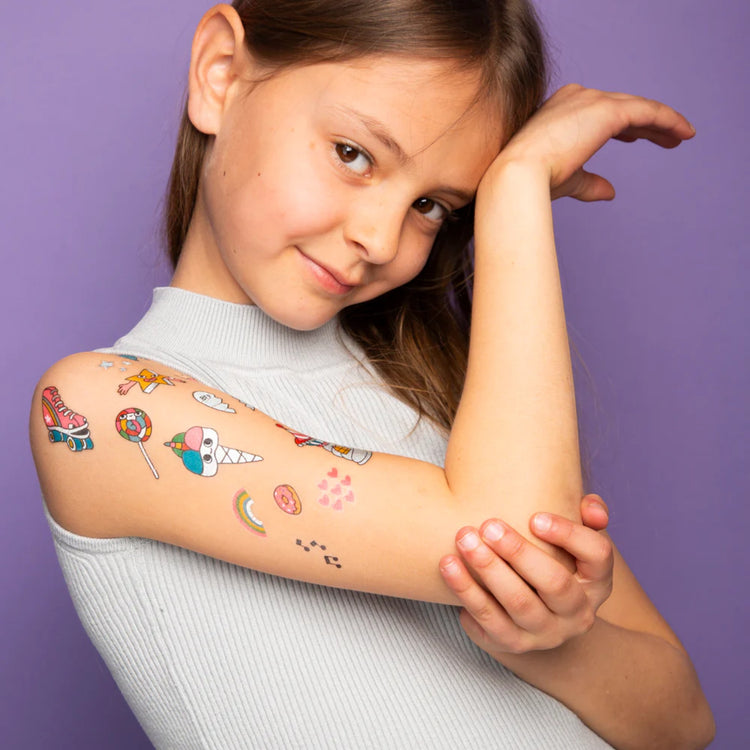 OMY. Αυτοκόλλητα tattoos Μονόκερος Lily