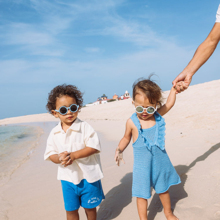 OLIVIO & CO. Baby round sunglasses Classic Olivio - Reef Blue 0-18m