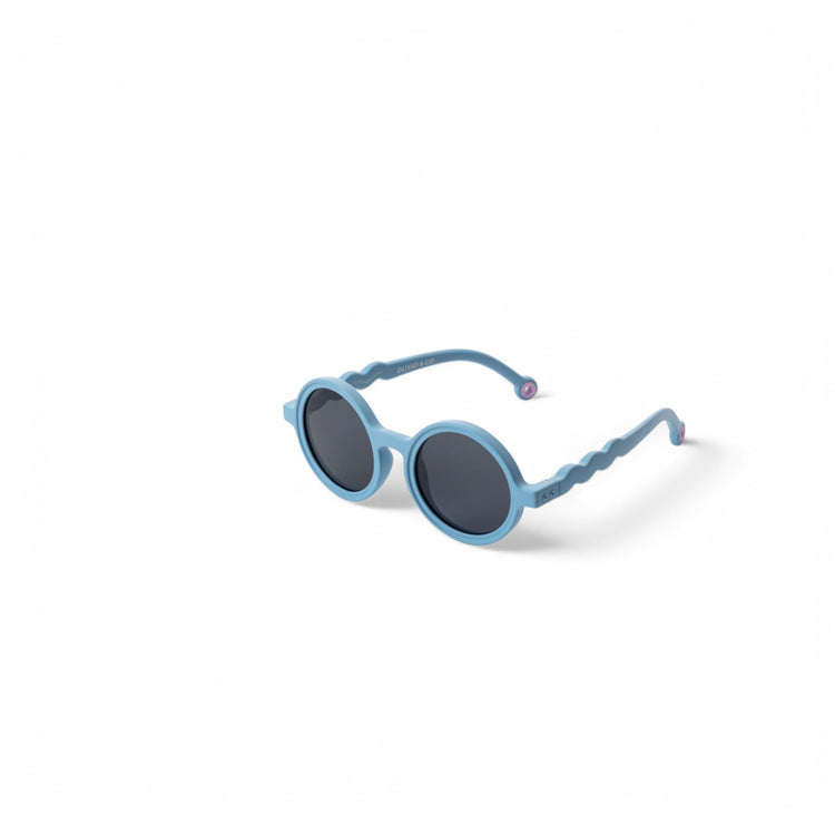 OLIVIO & CO. Baby round sunglasses Classic Olivio - Reef Blue 0-18m