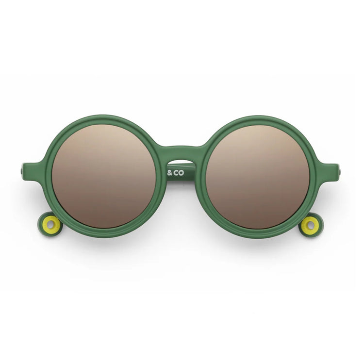OLIVIO & CO. Παιδικά γυαλιά ηλίου στρογγυλά Classic Olivio-Cactus Green 18-36 μηνών