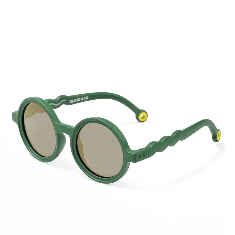 OLIVIO & CO. Παιδικά γυαλιά ηλίου στρογγυλά Classic Olivio-Cactus Green 18-36 μηνών