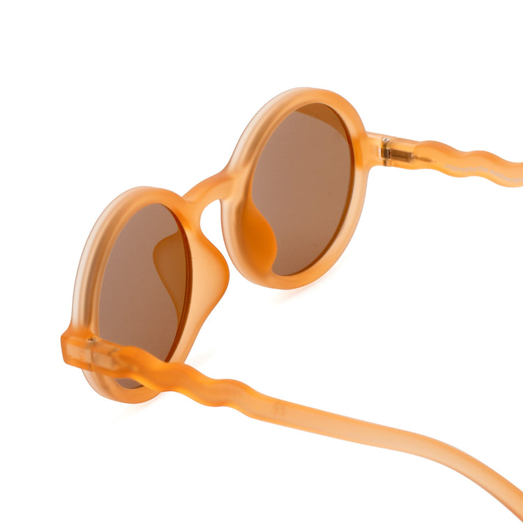 OLIVIO & CO. Junior round sunglasses Citrus Garden-Grapefruit Pink 5-12y