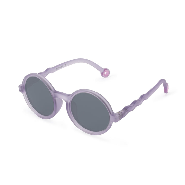 OLIVIO & CO. Junior round sunglasses Coral Reef-Purple Coral 5-12y