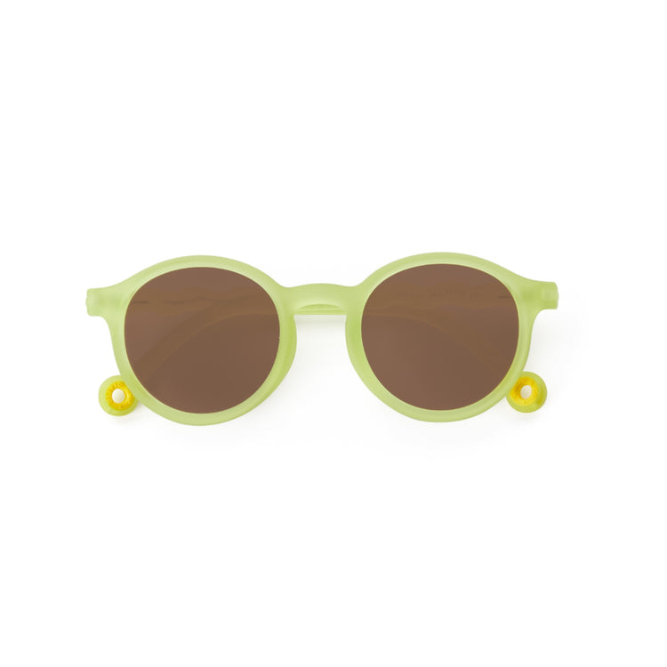 OLIVIO & CO. Junior oval sunglasses Citrus Garden-Lime Green 5-12y