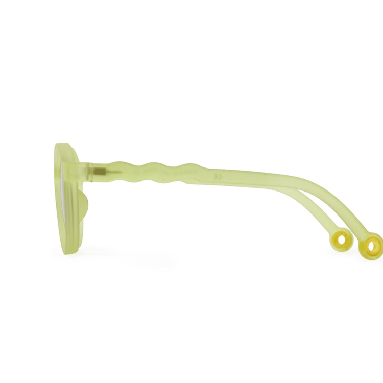 OLIVIO & CO. Junior oval sunglasses Citrus Garden-Lime Green 5-12y