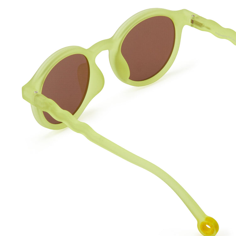 OLIVIO & CO. Junior oval sunglasses Citrus Garden-Lime Green 5-12y