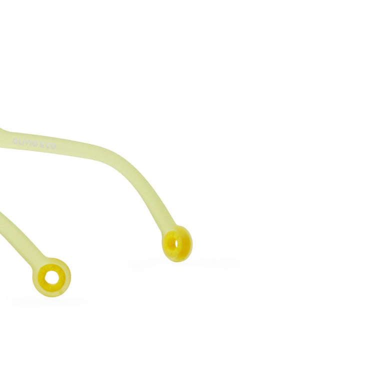 OLIVIO & CO. Junior oval sunglasses Citrus Garden-Lime Green 5-12y