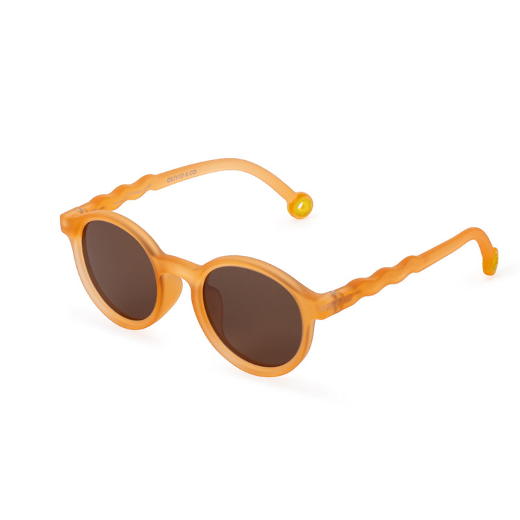 OLIVIO & CO. Junior oval sunglasses Citrus Garden-Grapefruit Pink 5-12y