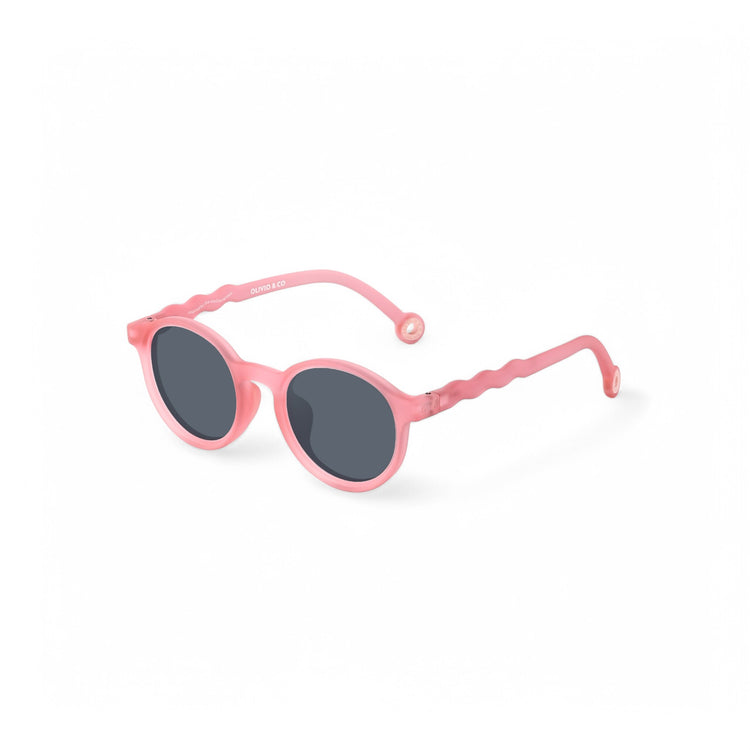 OLIVIO & CO. Junior oval sunglasses Flower Stall - Rock Rose 5-12y