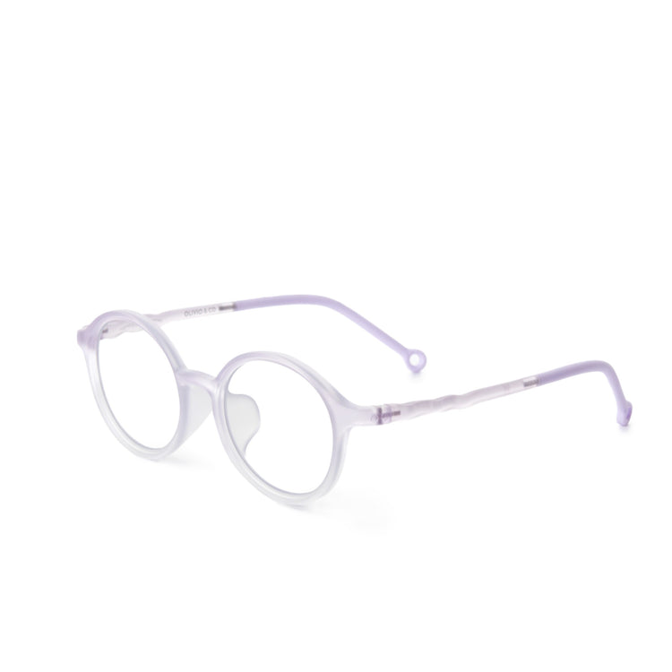 OLIVIO & CO. Junior oval screen glasses Tranquil Lavender 5-12y