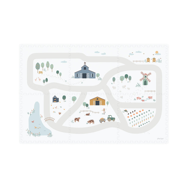 PLAY&GO. EEVAA playmat - puzzle - storage box - Farm