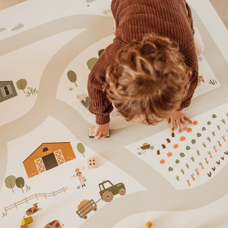 PLAY&GO. EEVAA playmat - puzzle - storage box - Farm