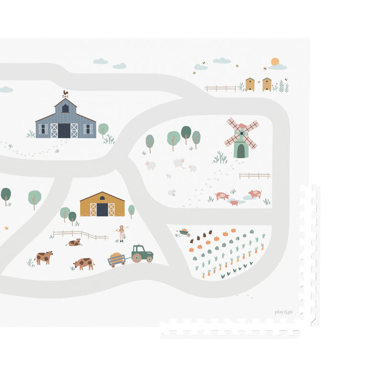 PLAY&GO. EEVAA playmat - puzzle - storage box - Farm