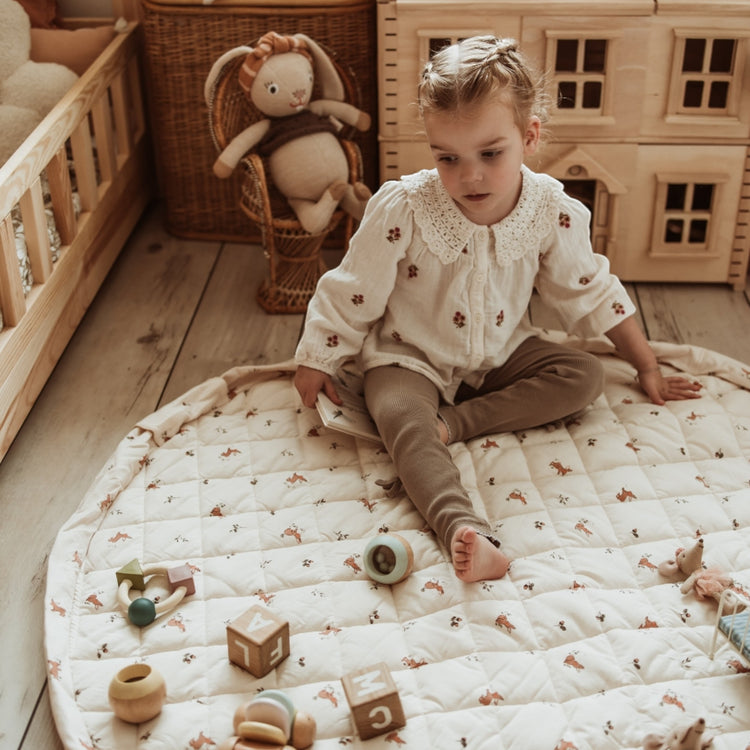 PLAY&GO. Organic Babymat 3 in 1. Rabbit