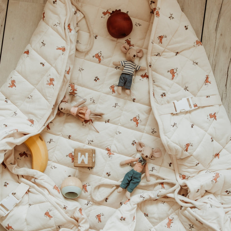 PLAY&GO. Organic Babymat 3 in 1. Rabbit