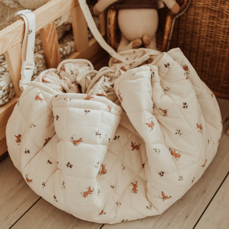PLAY&GO. Organic Babymat 3 in 1. Rabbit