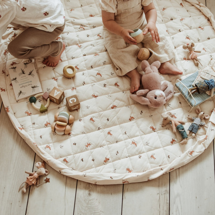 PLAY&GO. Organic Babymat 3 in 1. Rabbit