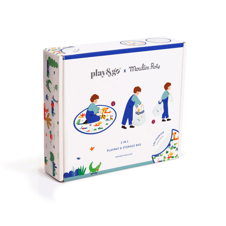 PLAY&GO. 2 in 1 storage bag and playmat. Toupities
