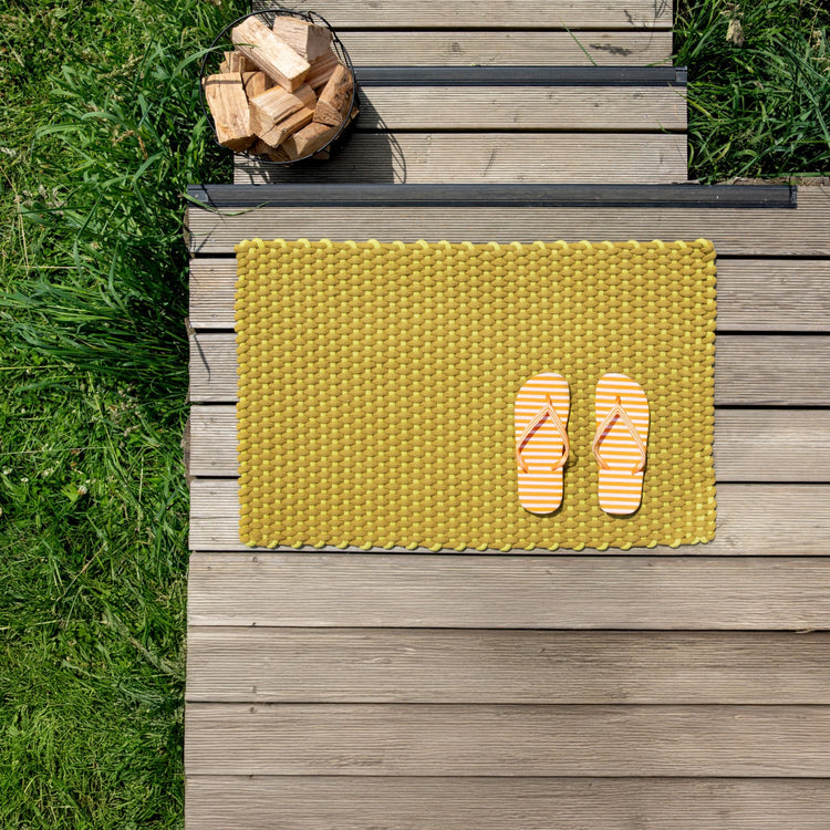 REMEMBER. Doormat Lida lime