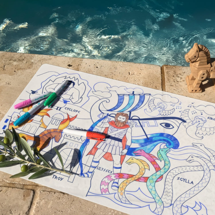 SUPER PETIT. Σουπλά σιλικόνης για ζωγραφική Artiste Οι Περιπέτειες του Οδυσσέα