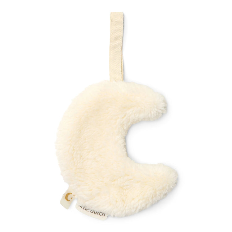 LITTLE DUTCH. Pacifier cloth - Moon Pure Soft White