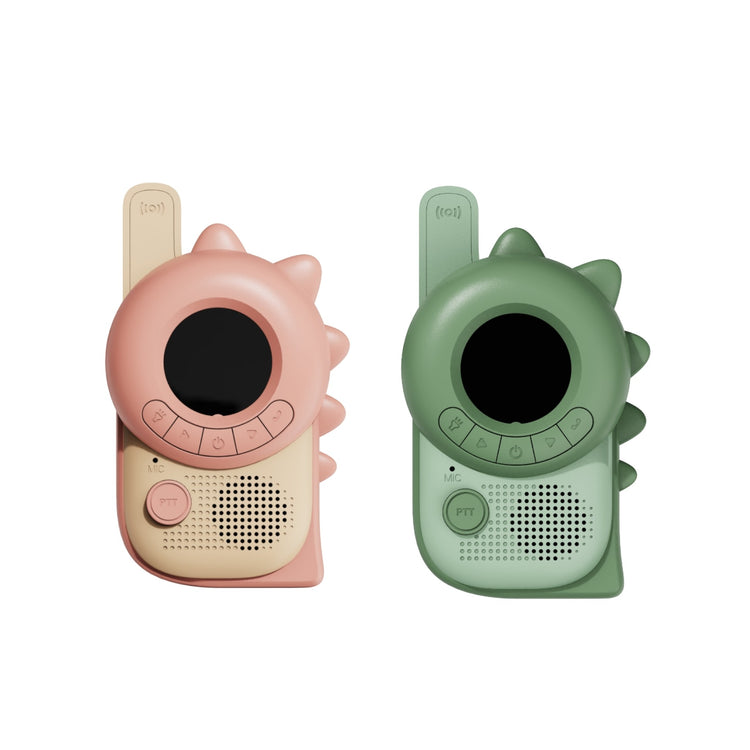 ZOO FAMILY. Zoo walkie talkie Dino pink-Dino green