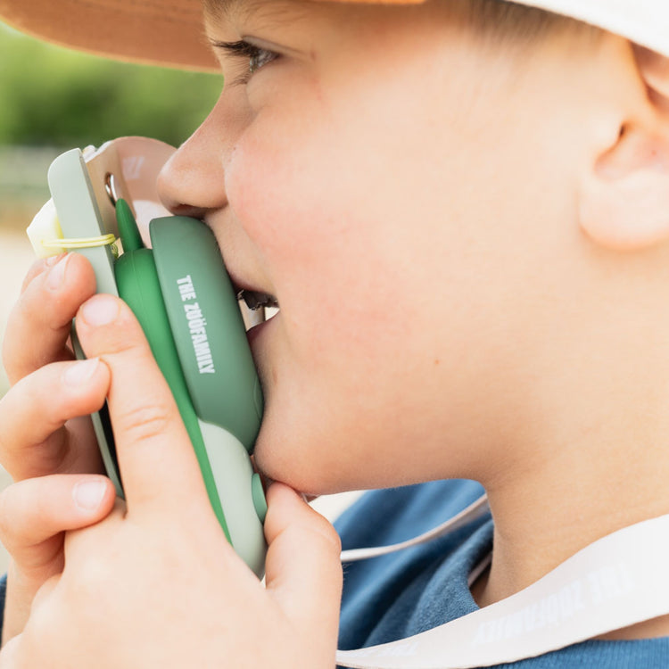ZOO FAMILY. Zoo walkie talkie Dino pink-Dino green