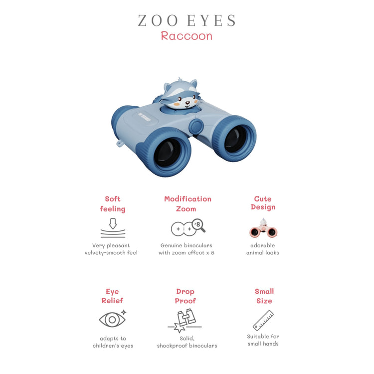 ZOO FAMILY. Zoo Eyes Raccoon