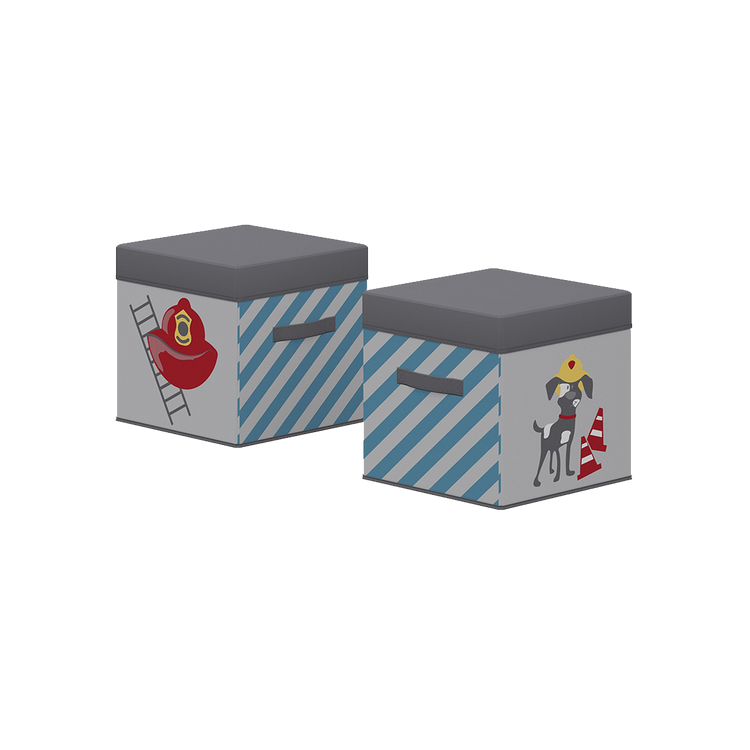 Storage box 1pcs. Heroes print 29,5x29,5x30,5cm
