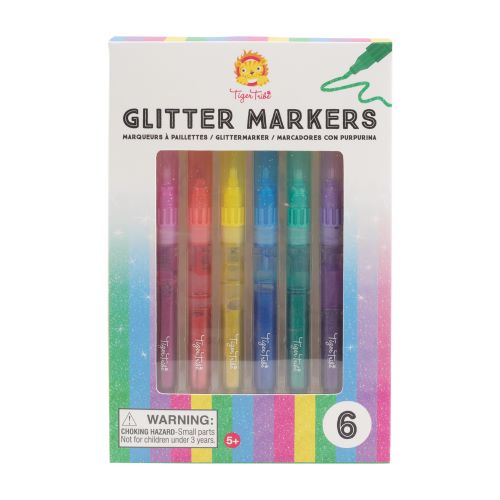TIGER TRIBE. Glitter Markers