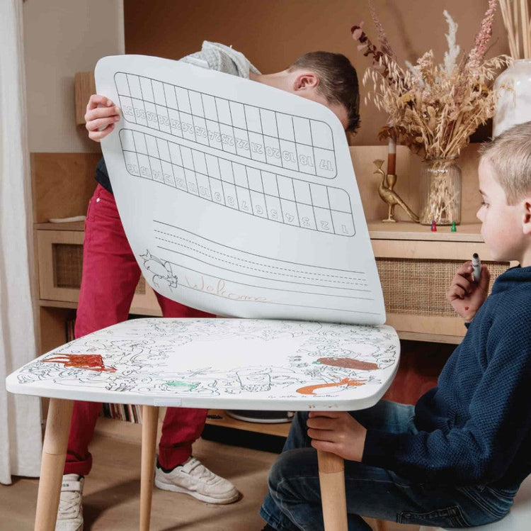 DB KIDS. Table top Refill Coloritable Artist 60x60cm