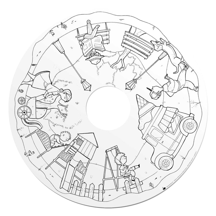 DRAWING TABLE. Refill of 20 coloring papers