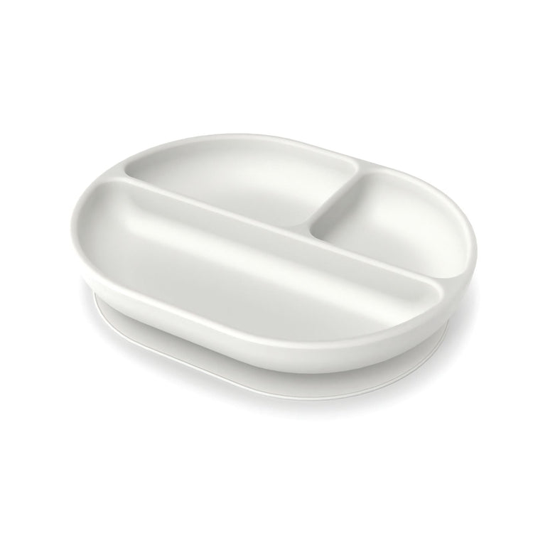 EKOBO. Bambino Silicone Divided Plate with suction foot Cloud