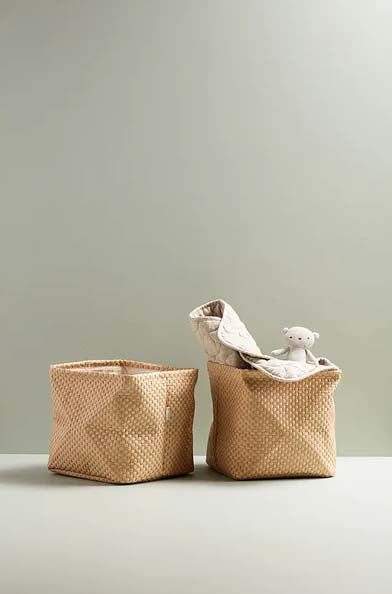 KIDS CONCEPT. Storage boxes cardboard 2-set