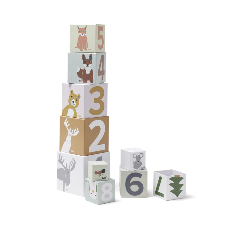 KIDS CONCEPT. Cubes paper 1-10 EDVIN