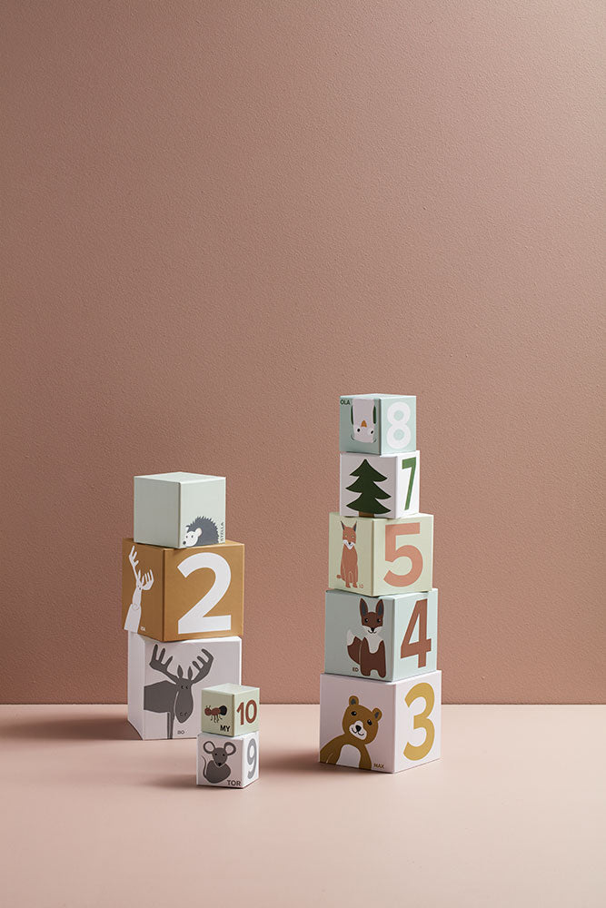 KIDS CONCEPT. Cubes paper 1-10 EDVIN