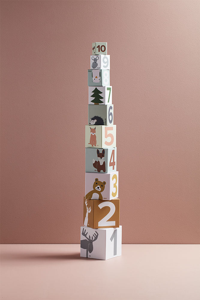 KIDS CONCEPT. Cubes paper 1-10 EDVIN