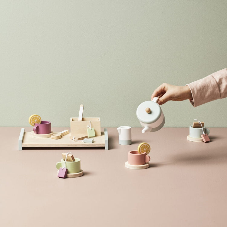 KIDS CONCEPT. Ξύλινο σετ τσαγιού Bistrot