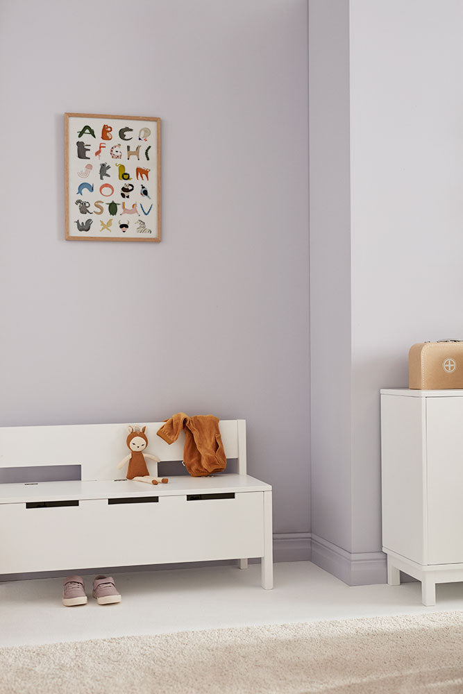 KIDS CONCEPT. Παγκάκι με αποθηκευτικό χώρο STAR (λευκό)