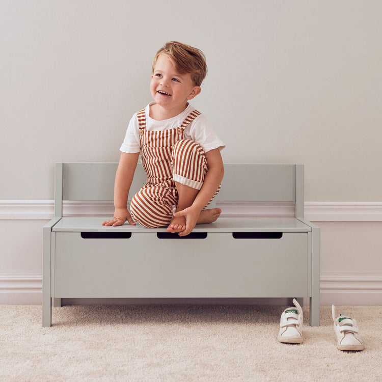 KIDS CONCEPT. Παγκάκι με αποθηκευτικό χώρο STAR (απαλό πράσινο)