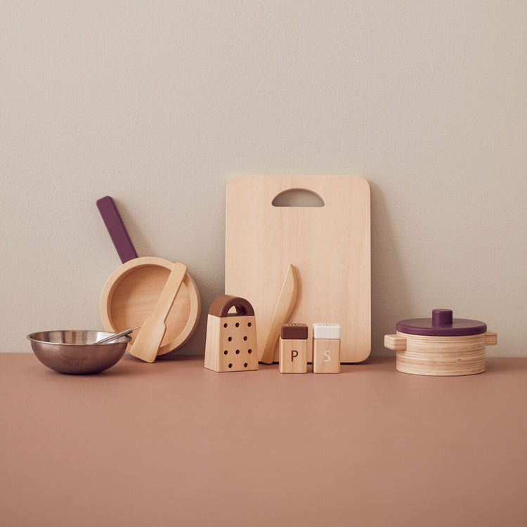 KIDS CONCEPT. Ξύλινο σετ μαγειρικής Bistrot