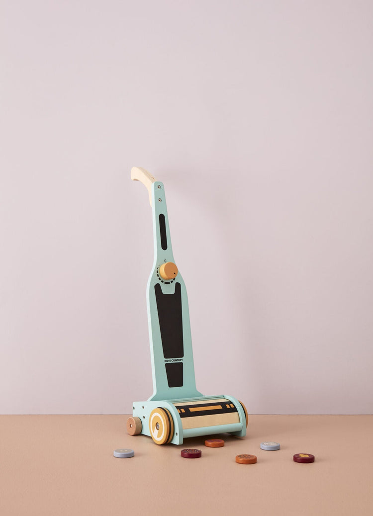 KIDS CONCEPT. Ξύλινη ηλεκτρική σκούπα KID'S HUB