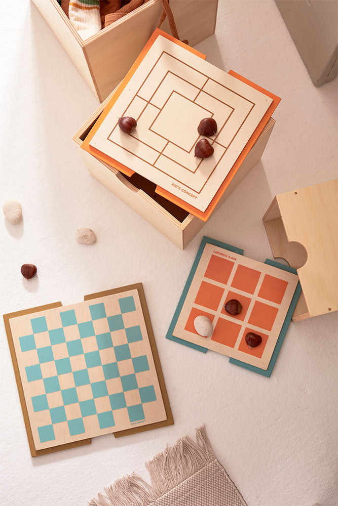 KIDS CONCEPT. Game board storage 3 set
