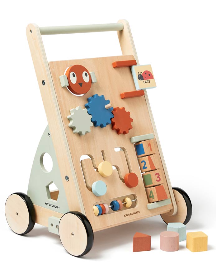 KIDS CONCEPT. Ξύλινη περπατήστρα δραστηριοτήτων EDVIN
