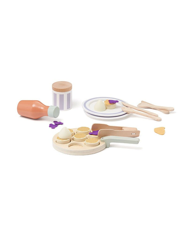 KIDS CONCEPT. Ξύλινο σετ παιχνιδιού - Pancakes KID'S HUB