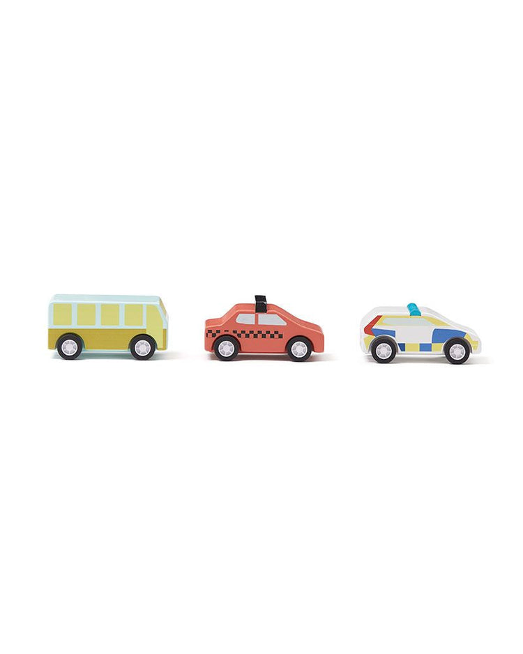 KIDS CONCEPT. Pull back cars AIDEN